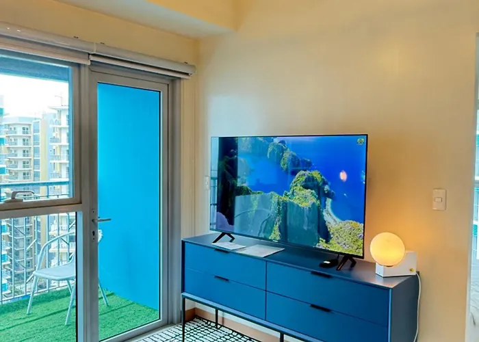 Spacious 1br With Seaview & Pool View Near Okada, Moa & Airport Apartamento