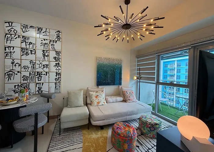 Spacious 1br With Seaview & Pool View Near Okada, Moa & Airport Apartamento *
