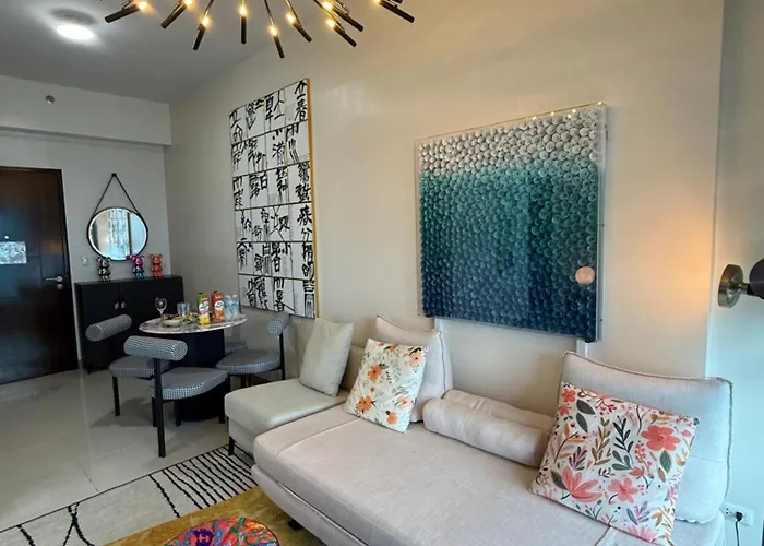 Spacious 1br With Seaview & Pool View Near Okada, Moa & Airport Apartamento